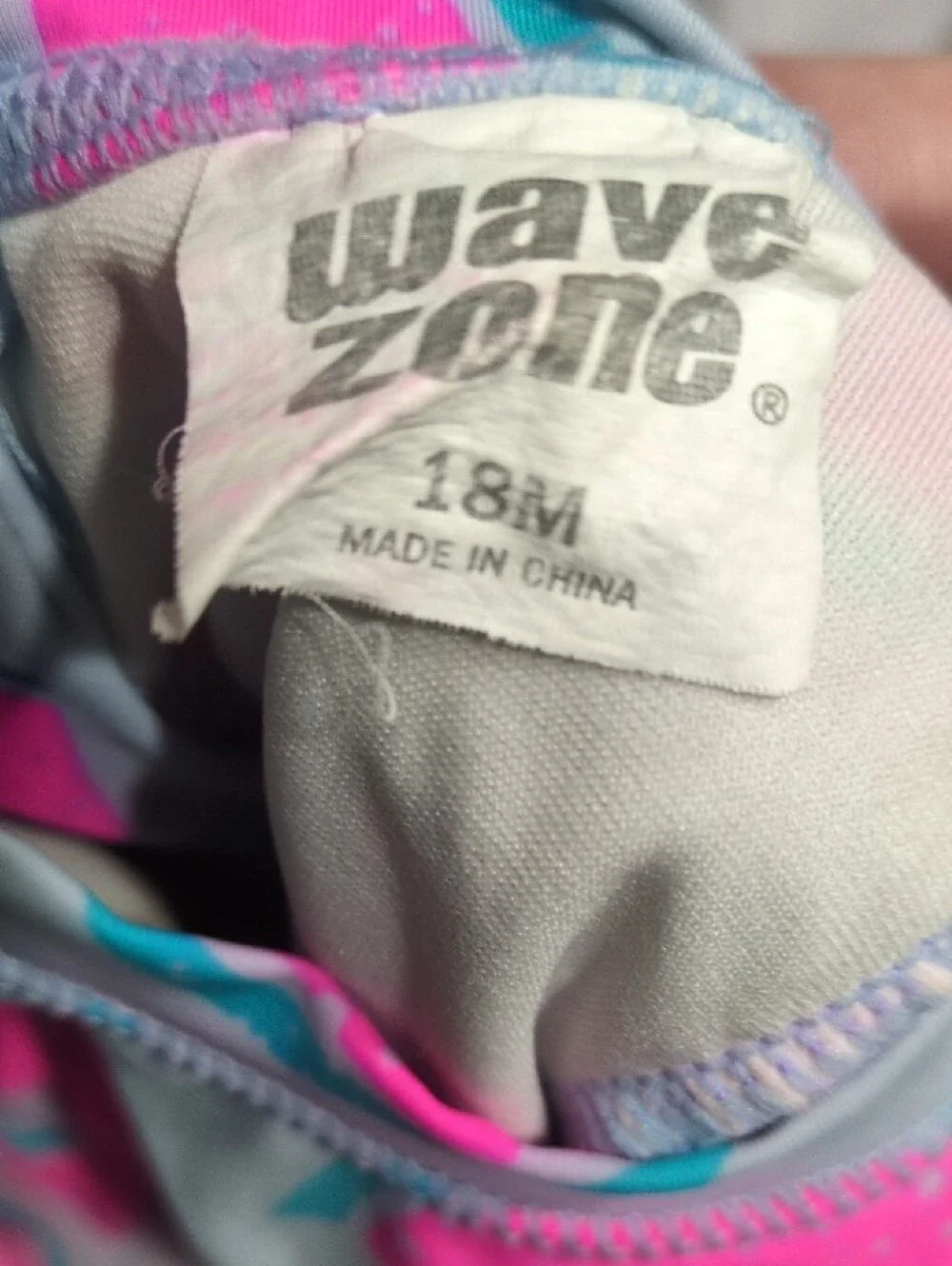 Wave Zone Pink Watermelon Long Sleeve Swimsuit